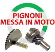Pignoni messa in moto per Quad Atv