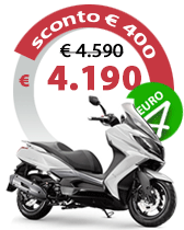 Promozione Kymco Downtown 125 i Abs euro 4