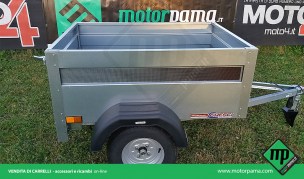 rimorchio trasporto cose Cresci H3 senza freni