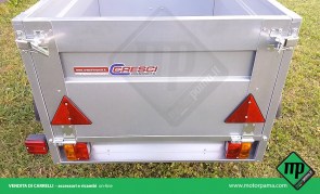 rimorchio trasporto cose Cresci H3 senza freni